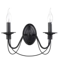 Candelabru de perete Lampardi Ada Black LP292-2W 