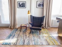 Covor Louis de Poortere Sari 8873 Blue Yellow Mix 1.70x2.40m imaginea #3 — magazin online Desire.md