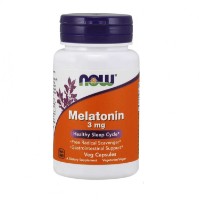 Vitamine NOW Melatonin 3mg 60cap