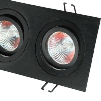 Встраиваемый светильник Lampardi LP956-3 3x50w Black