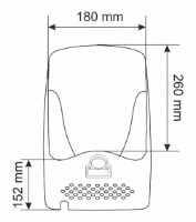 Сушилка для рук Gehler AK2803B фото №2 — интернет-магазин Desire.md
