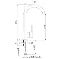 Baterie bucătărie Rubineta Ultra-33 ST (U30058) imaginea #2 — magazin online Desire.md