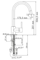 Baterie bucătărie Plados Puntobpex UG55 Sahara imaginea #4 — magazin online Desire.md