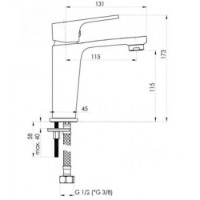 Baterie lavoar Rubineta Modena-18 (MD80008) imaginea #2 — magazin online Desire.md