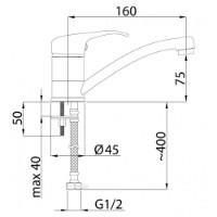 Baterie lavoar Rubineta Optima-19 (O90008) imaginea #2 — magazin online Desire.md