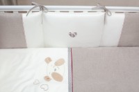 Lenjerie de pat pentru copii Perina Hide and seek Milky White (ПР6-01.5)
