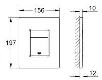Кнопка смыва Grohe Skate Cosmo (38732000) фото №2 — интернет-магазин Desire.md