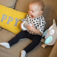 Jucărie de pluș BabyOno Owl Sofia Mint/Pink (0441) imaginea #5 — magazin online Desire.md