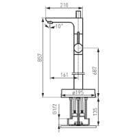 Baterie pentru cadă Ferro Fiesta BFI11F imaginea #4 — magazin online Desire.md