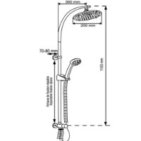 Set pentru duș Wirquin Ovalys (68320001) imaginea #2 — magazin online Desire.md