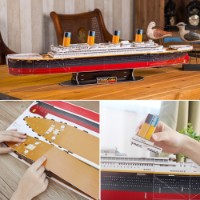 Puzzle 3D-constructor CubicFun Titanic Large (T4011h) imaginea #3 — magazin online Desire.md