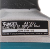 Пневматический нейлер Makita AF506 фото №4 — интернет-магазин Desire.md