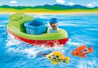 Navă Playmobil 1.2.3: Fisherman with Boat (PM70183) imaginea #4 — magazin online Desire.md