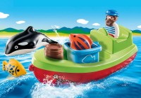 Navă Playmobil 1.2.3: Fisherman with Boat (PM70183) imaginea #5 — magazin online Desire.md