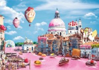 Puzzle Trefl 1000 Funny Cities Sweets in Venice (10598) imaginea #1 — magazin online Desire.md
