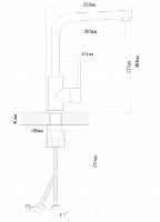 Baterie bucătărie Florentina Delta 313.06H.1123.305 Gray imaginea #2 — magazin online Desire.md