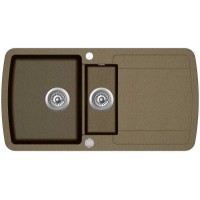 Chiuvetă de bucătărie Aquasanita Helika Lira SQL151 Brass imaginea #1 — magazin online Desire.md