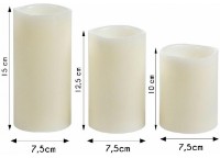 Lumânare Holland LED 3pcs (33006) imaginea #2 — magazin online Desire.md