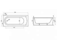 Cadă de baie Polimat Classic 180x80 (S) (13787) imaginea #2 — magazin online Desire.md