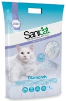 Наполнитель для кошек Sanicat Diamonds 15L