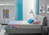 Кровать Ambianta Samba 1.4m Gray
