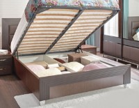 Кровать Ambianta Clasic 1.6m Sonoma inchis фото №2 — интернет-магазин Desire.md