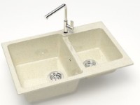 Кухонная мойка Marrbaxx Azel Z191Q2 Beige фото №3 — интернет-магазин Desire.md