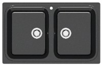 Кухонная мойка Marrbaxx Evon Z020Q4 Black фото №1 — интернет-магазин Desire.md
