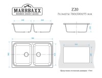 Кухонная мойка Marrbaxx Evon Z020Q5 Sand фото №3 — интернет-магазин Desire.md