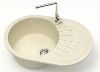 Кухонная мойка Marrbaxx Cloud Z111Q2 Beige фото №2 — интернет-магазин Desire.md