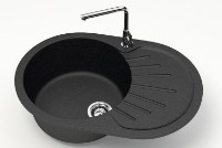 Кухонная мойка Marrbaxx Cloud Z111Q4 Black фото №2 — интернет-магазин Desire.md