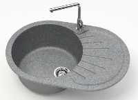 Кухонная мойка Marrbaxx Cloud Z111Q8 Dark Gray фото №2 — интернет-магазин Desire.md