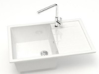 Кухонная мойка Marrbaxx Joly Z161Q1 White Ice фото №2 — интернет-магазин Desire.md