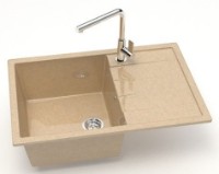 Кухонная мойка Marrbaxx Joly Z161Q18 Cream фото №2 — интернет-магазин Desire.md