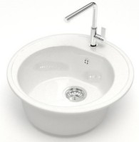 Кухонная мойка Marrbaxx Cheraya Z003Q1 White Ice фото №2 — интернет-магазин Desire.md