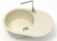 Кухонная мойка Marrbaxx Matte F111Q2 Beige фото №2 — интернет-магазин Desire.md