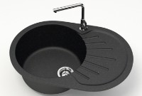 Кухонная мойка Marrbaxx Matte F111Q4 Black фото №2 — интернет-магазин Desire.md