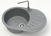 Кухонная мойка Marrbaxx Matte F111Q8 Dark Gray фото №2 — интернет-магазин Desire.md