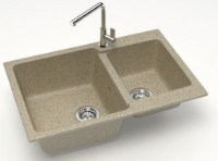Кухонная мойка Marrbaxx Matte F191Q5 Sand фото №2 — интернет-магазин Desire.md