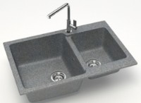 Кухонная мойка Marrbaxx Matte F191Q8 Dark Gray фото №2 — интернет-магазин Desire.md