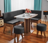 Colț de bucătărie Ambianta Pandora + 2 Chair Nut imaginea #1 — magazin online Desire.md