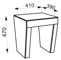 Taburet Ambianta Ambasador 410x470mm Cremona