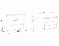 Комод Ambianta Extensibila Wenge фото №2 — интернет-магазин Desire.md