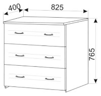 Comodă Ambianta Inter Alb Samoa imaginea #2 — magazin online Desire.md