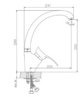 Смеситель для кухни Marrbaxx Matte M009/Q8 Dark Gray фото №3 — интернет-магазин Desire.md