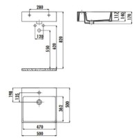 Lavoar Creavit Next 50x50 NX256 imaginea #2 — magazin online Desire.md