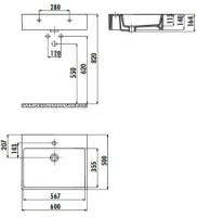 Lavoar Creavit Next 50x60 NX260 imaginea #2 — magazin online Desire.md