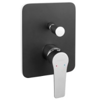 Baterie de duș Ferro Adore Black BDR7PBLC  