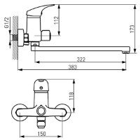 Baterie pentru cadă Ferro Combo BCM5A  imaginea #2 — magazin online Desire.md