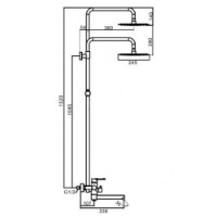 Set pentru duș Frap F24801  imaginea #2 — magazin online Desire.md